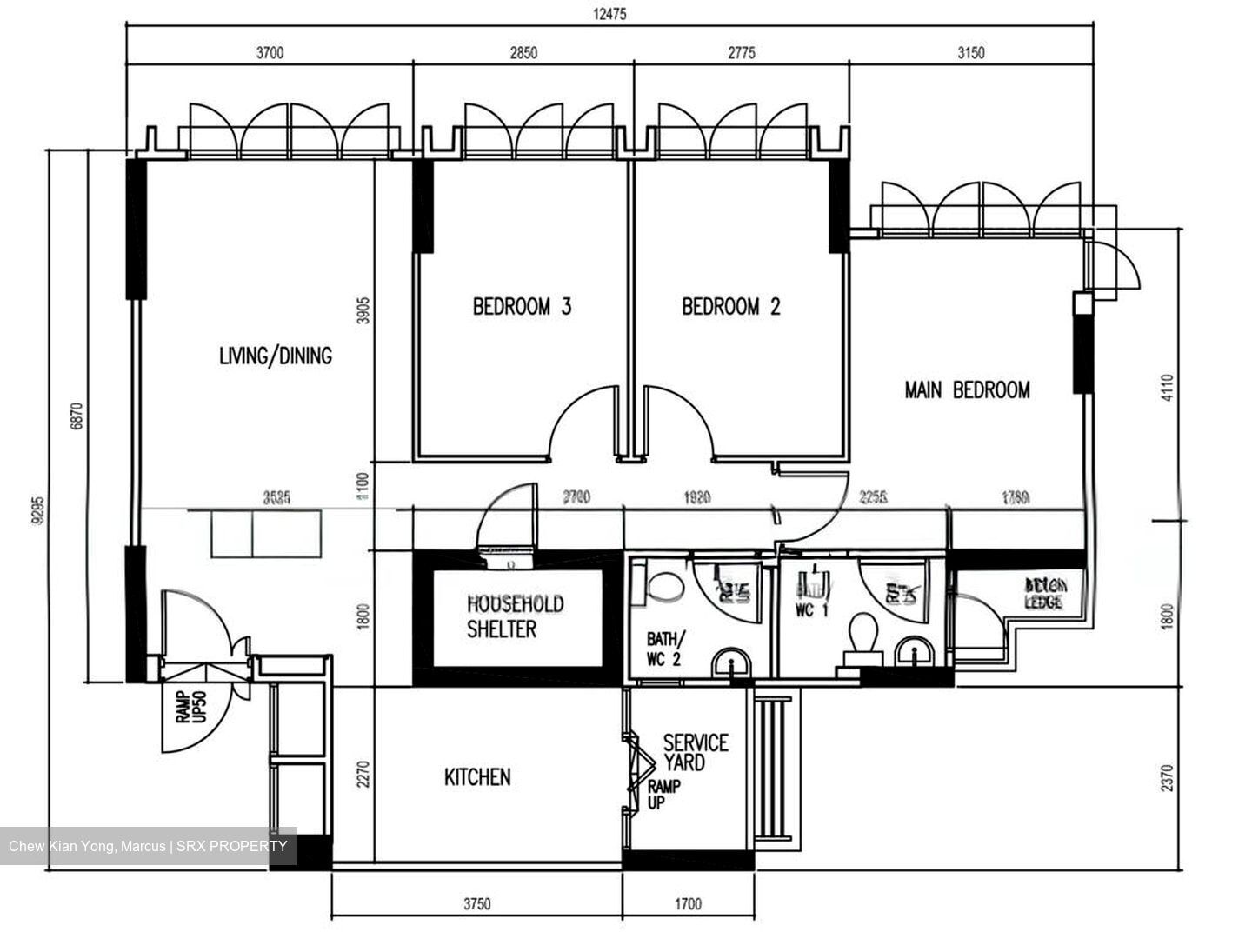 Blk 470A Hougang Parkview (Hougang), HDB 4 Rooms #566656731